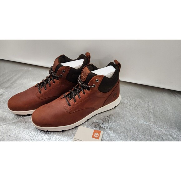 Timberland Mens Size 9.5 Rust Parker Street Mid Top Sneaker Boot NWOB main image 6